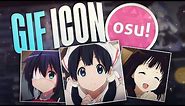 How to use a GIF as an osu! Icon