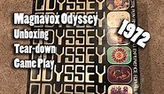 1972 Magnavox Odyssey UNBOXING, Tear-down, and Game Play