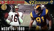 Montana's Monday Night Comeback! (49ers vs. Rams, 1989) | NFL Vault Highlights