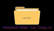 CSS Animated Folder Icon | NoorHUB