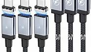 60W Magnetic USB C to USB C Cable for iPhone 15 Fast Charging Cable 2-in-1 Magnetic Charger [3Pack,1FT/3FT/6FT] Data Transfer USB C Magnetic Cable for iPhone 15Pro/14/13/Samsung/Pixel/iPad Air/MacBook