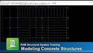 Modeling Concrete Structures in RAM Structural System