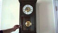 Antique Ave Maria/ Westminster Chime Wall Clock