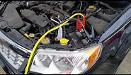 How to charge a completely dead automotive battery when it will not take a charge.