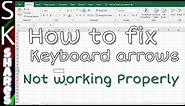 Arrow keys not working in MS Excel - Scroll Lock
