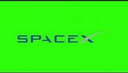 SpaceX Logo Animation 5 versions - Green Screen [ No Copyright ]