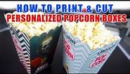 Professional personalized popcorn boxes making