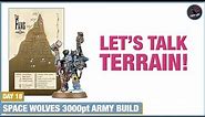 BUILDING THE FANG! Space Wolves Terrain - Warhammer 40k Army Challenge - Day 18 Behind The Scenes