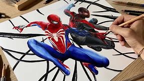 Drawing Marvel’s Spider-Man 2 • Time Lapse