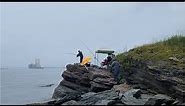 Scup fishing at Fort Adams, Newport, RI (6/17, 2023)