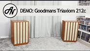 Goodmans Triaxiom 212c Vintage Speakers - Video Demonstration