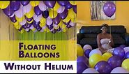 Balloon Decoration on Ceiling Without Helium VERY EASY | HOW TO | DIY