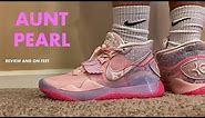 Nike KD 12 Aunt Pearl Review and On Feet
