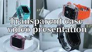 For Apple Watch transparent watch case wearing scene