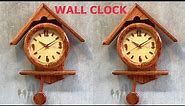 Unique Wall Clock Making Process With Only 5 Dollars /// DIY Creation At Home.