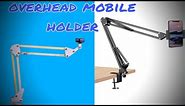Homemade overhead mobile stand for video recording