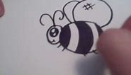 How to Draw a Cartoon Bumble Bee