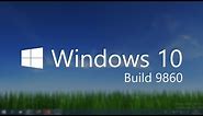 Windows 10 Build 9860 - Notification Center, Animations, PC Settings + MORE
