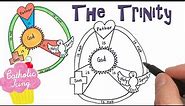 Catholic How To Draw: The Trinity Shield (For Kids!)