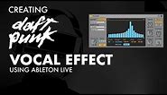 How To Create The Daft Punk Vocal Effect.