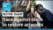 Notre-Dame: The painstaking task of restoring the cathedral's artworks • FRANCE 24 English