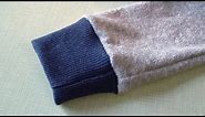 How to Attach Knit Ribbed Cuff to a Knitted Sleeve