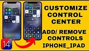 iPhone 15 (Pro, Plus, Max): Customize Control Center, iPad in iOS 17 (2024) & Older iPhone