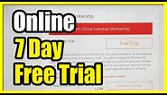 How to Get the 7 day free trial for the Nintendo Switch Online Membership (Fast Tutorial)