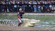 Fearless Crocodile Rider of Papua New Guinea