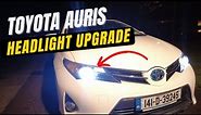 Toyota Auris Headlight Upgrade