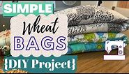 HOW TO MAKE A SIMPLE WHEAT BAG - HEAT PACK - DIY SEWING PROJECT/ EASY SEWING TUTORIAL