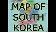 MAP OF SOUTH KOREA