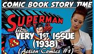 Superman's 1st issue (1938): Comic Book Story Time