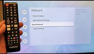 Samsung Smart TV: How to Reset Network (Problems with WiFi? Weak or No Signal )