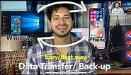 How to Backup and Restore iPhone Without iTunes/iCloud | How to transfer data from PC💻 to iPhone📲