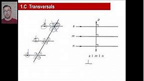 Saxon Math - Algebra 2: 3rd Edition (Lesson 1 - Polygons, Triangles, Transversals)