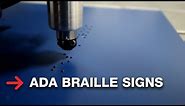 ADA Braille Signage | Making Braille Signs