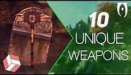 Oblivion - 10 Unique Weapons.