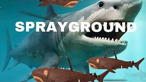 SPRAY GROUND DUFFLE BAG Review (Shark duffle) 🦈