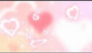 Y2k Blurred and Glittering Pink Stars and Hearts Background || 1 Hour Looped HD