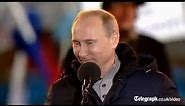 Vladimir Putin celebrates return to Russian presidency