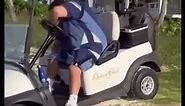 Dj Khaled crashes his new golf cart 😂