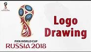 FIFA world cup 2018 official logo (Drawing)