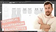 TECHNICAL DRAWING FOR FASHION: Part 1 – Creating simple silhouettes & design details