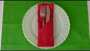 Napkin Folding - Simple Pocket