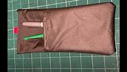DIY: Backpack Cell Phone Shoulder Pouch