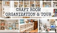 15 Craft Room Organization Ideas | Craft Room Tour