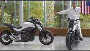 Future motorcycles: Honda self-balancing Riding Assist tech keeps bike balanced - TomoNews