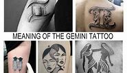 MEANING OF THE GEMINI TATTOO ZODIAC SIGN - Facts and photos for tattoovalue.net