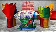 How To Make Napkins Holders Out Of Recyclable Materials - DIY Napkin Holders